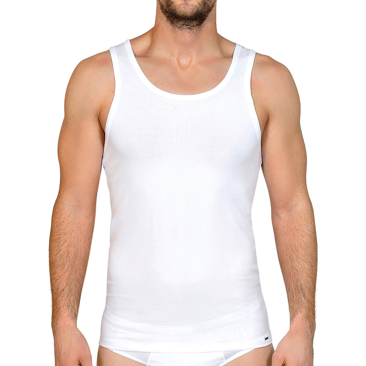 textil Hombre Camisetas sin mangas Lisca Camiseta de hombre Apolon Lisca Blanco