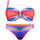 textil Mujer Bikini Luna Juego de 2 piezas preformadas 1 correa Rainbow Multicolor