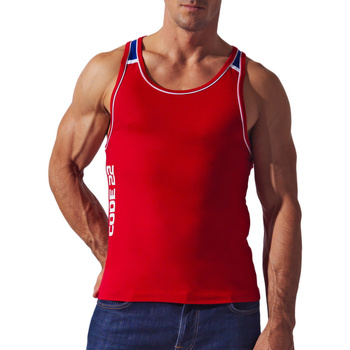 textil Hombre Camisetas sin mangas Code 22 Camiseta de tirantes Razor Back sport Code22 Rojo