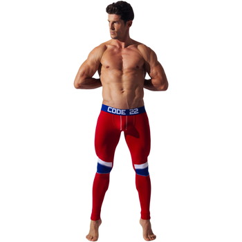 textil Hombre Shorts / Bermudas Code 22 Mallas de doble costura Long John Code22 Rojo