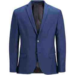 textil Hombre Chaquetas / Americana Jack & Jones 12141107 JPRSOLARIS BLAZER NOOS MEDIEVAL BLUE Azul