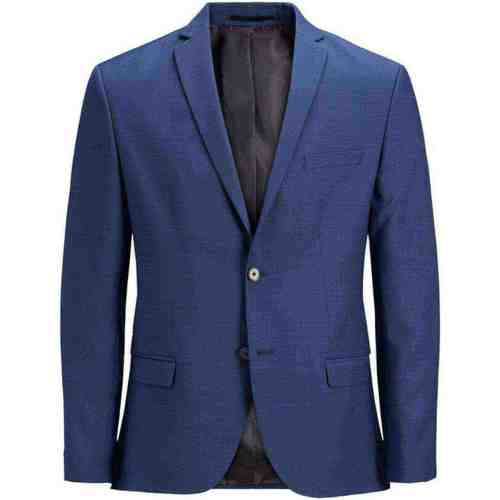 textil Hombre Chaquetas / Americana Jack & Jones 12141107 JPRSOLARIS BLAZER NOOS MEDIEVAL BLUE Azul