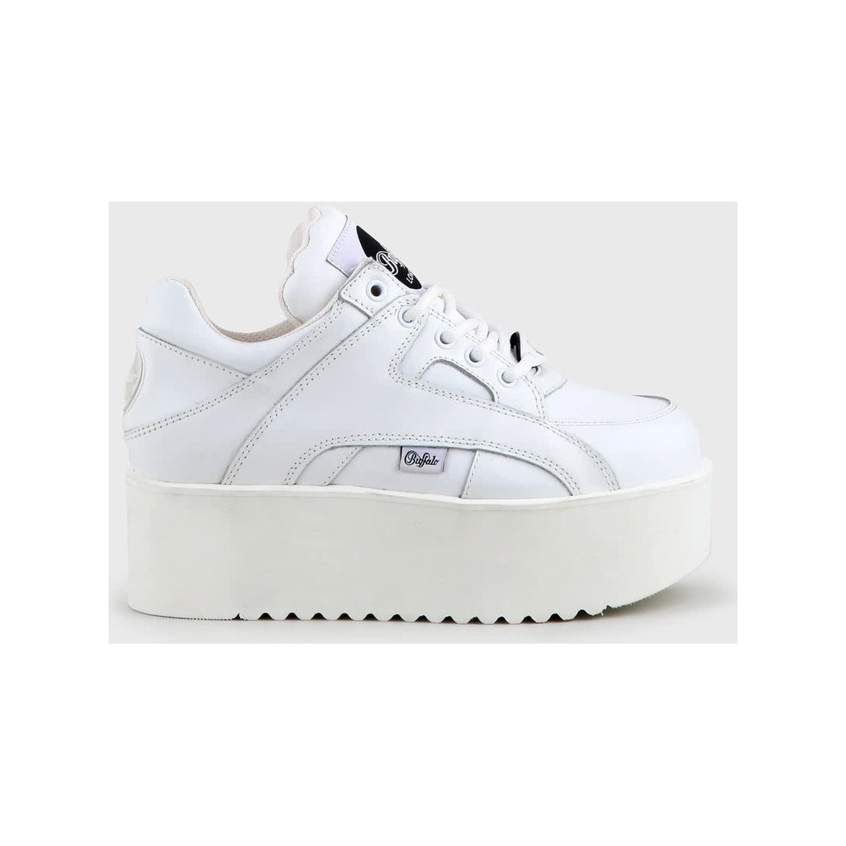 Zapatos Mujer Deportivas Moda Buffalo 1330-6 Blanco