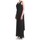 textil Mujer Vestidos largos Patrizia Pepe 2P1157 AD08 Vestido mujer negro Negro