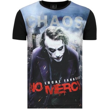textil Hombre Camisetas manga corta Local Fanatic The Joker No Mercy Hombre Moda Z Negro