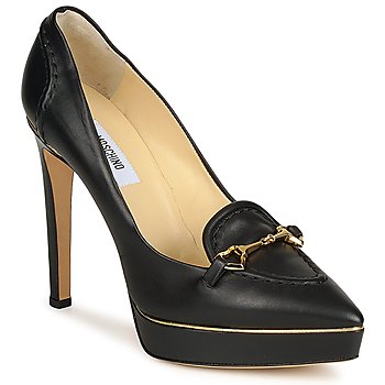 Zapatos Mujer Zapatos de tacón Moschino MA1003 Negro