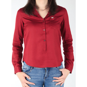 textil Mujer Camisas Lee L47QLCPR Rojo