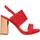 Zapatos Mujer Sandalias Maria Mare 67508 Rojo