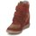 Zapatos Mujer Zapatillas altas Meline IMTEK BIS Marrón / Rojo