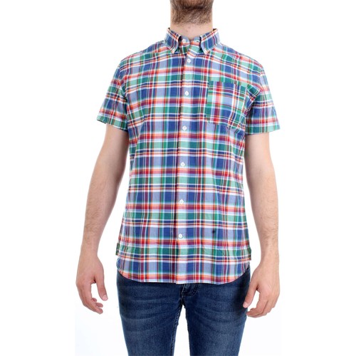 textil Hombre Camisas manga corta Woolrich WOCAM0698 Camiseta hombre multicolor Multicolor