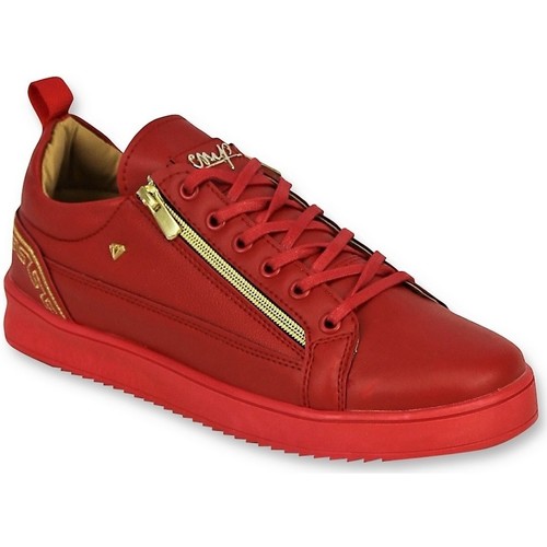 Zapatos Hombre Deportivas Moda Cash Money Rojas Para Hombre Cesar Red Gold Rojo