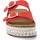 Zapatos Mujer Sandalias Festissimo YT5546 Rojo