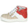 Zapatos Niño Zapatillas altas GBB AMOS Beige / Blanco / Rojo