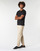 textil Hombre Camisetas manga corta Lacoste TH6710 Negro