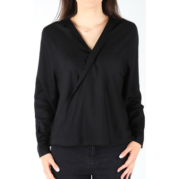 textil Mujer Camisas Wrangler L/S Wrap Shirt Black W5180BD01 Negro