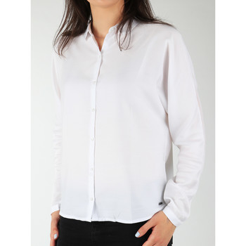 textil Mujer Camisas Wrangler Relaxed Shirt W5213LR12 Blanco