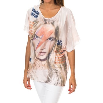 textil Mujer Tops y Camisetas Met 10DMC0221-0012 Rosa