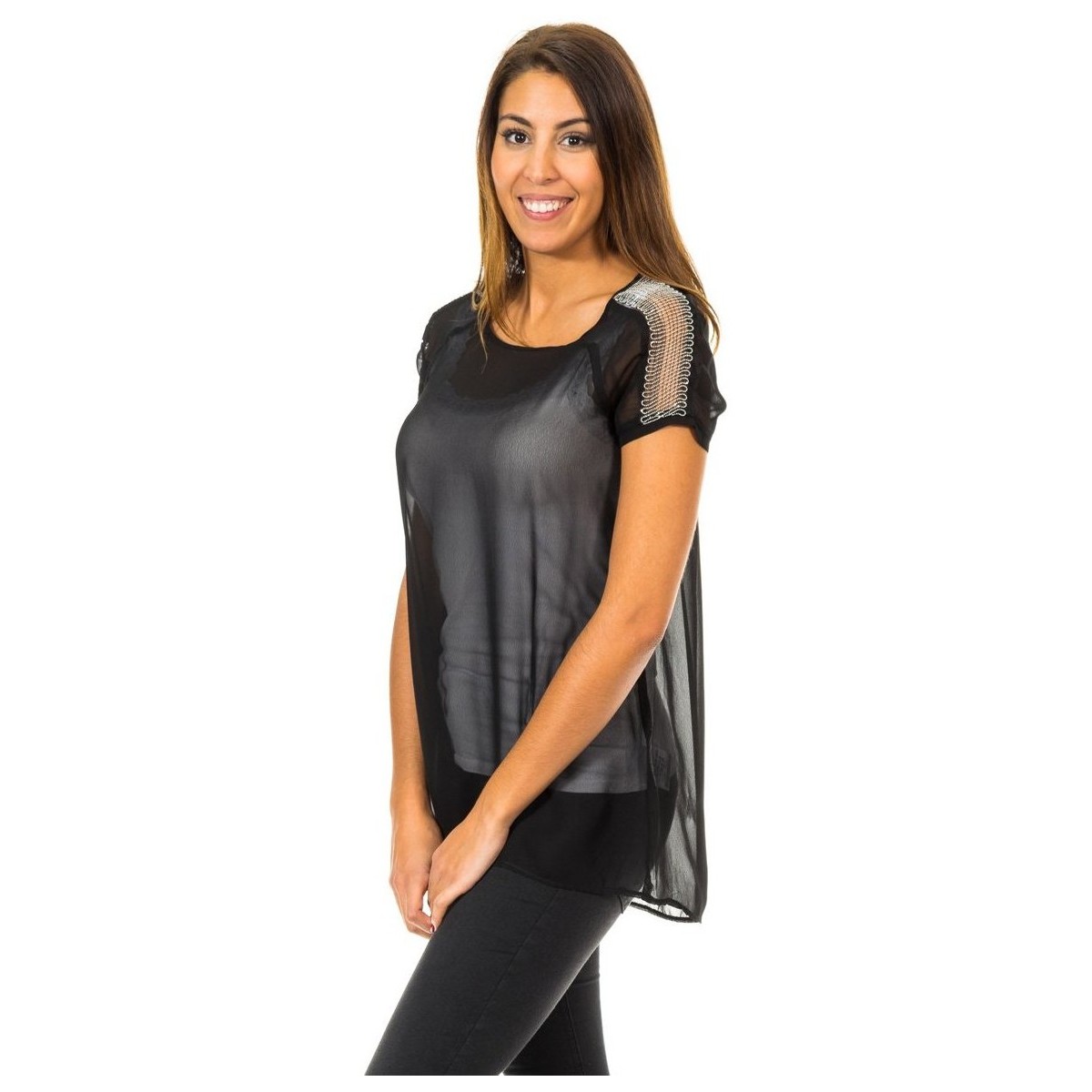 textil Mujer Tops / Blusas Met 10DMC0263-0999 Negro