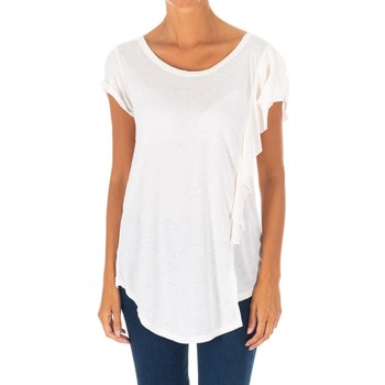 textil Mujer Tops y Camisetas Met 10DMT0277-J1253-0001 Blanco