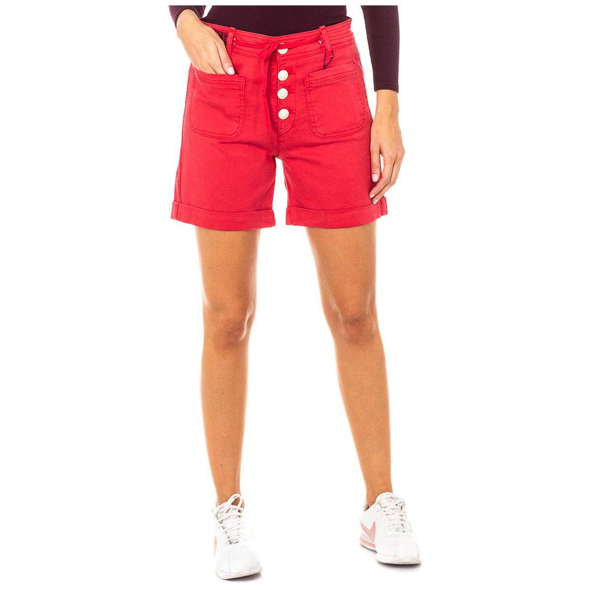 textil Mujer Shorts / Bermudas La Martina LWB001-06072 Rojo