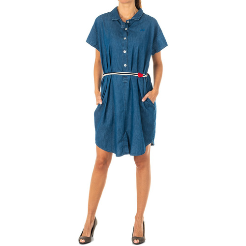 textil Mujer Vestidos cortos La Martina LWD601-D7002 Azul