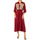 textil Mujer Vestidos largos La Martina LWDG30-06073 Rojo