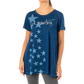textil Mujer Tops y Camisetas La Martina LWR304-D7002 Azul