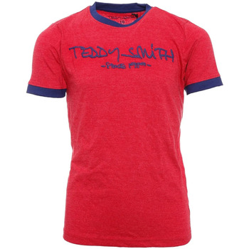 textil Niño Camisetas manga corta Teddy Smith  Rojo