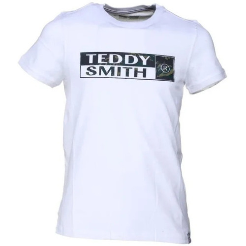 textil Niño Tops y Camisetas Teddy Smith  Blanco