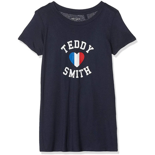 textil Niña Tops y Camisetas Teddy Smith  Azul