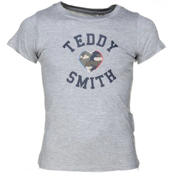 textil Niña Tops y Camisetas Teddy Smith  Gris