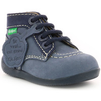 Zapatos Niños Botas de caña baja Kickers Bonbon-2 Azul