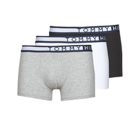 Ropa interior Hombre Boxer Tommy Hilfiger LOGO 3 PACK Negro / Blanco / Gris