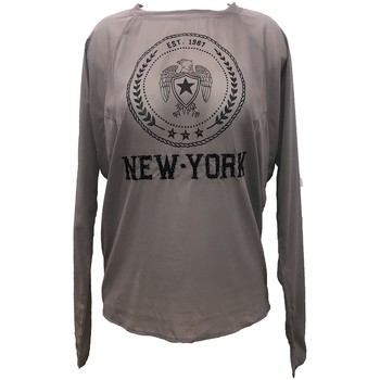 textil Mujer Tops / Blusas Charlie Joe Top New york Est 1967  Taupe Marrón