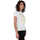 textil Mujer Camisetas manga corta Vero Moda 10207159 VMFANCY S/S MIDI TOP D2-8 GA SNOW WHITE Blanco