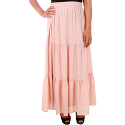 textil Mujer Faldas Vero Moda 10213732 VMANDREA HW ANKLE SKIRT MISTY ROSE Rosa