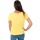 textil Mujer Camisetas manga corta Vero Moda 10212589 VMRAINER DIANA SS TOP JRS YARROW Amarillo