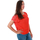 textil Mujer Camisetas manga corta Vero Moda 10213128 VMCILLE BOCA SS TOP WVN FIERY RED Rojo