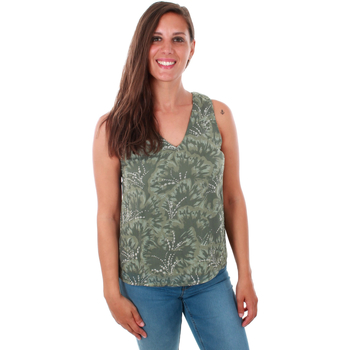 textil Mujer Camisetas sin mangas Vero Moda 10214431 VMWILLOW SL TOP LAUREL WREATH Verde