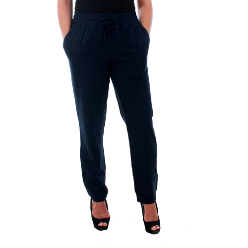 textil Mujer Pantalones Vero Moda 10210152 VMANNA MILO CITRUS ANCLE PANT WVN NIGHT SKY Azul