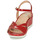 Zapatos Mujer Sandalias Geox D ISCHIA Rojo