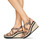 Zapatos Mujer Sandalias Geox D PONZA Marrón / Negro
