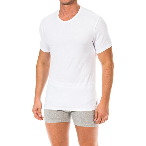 textil Hombre Camisetas manga corta Calvin Klein Jeans NB1088A-100 Blanco