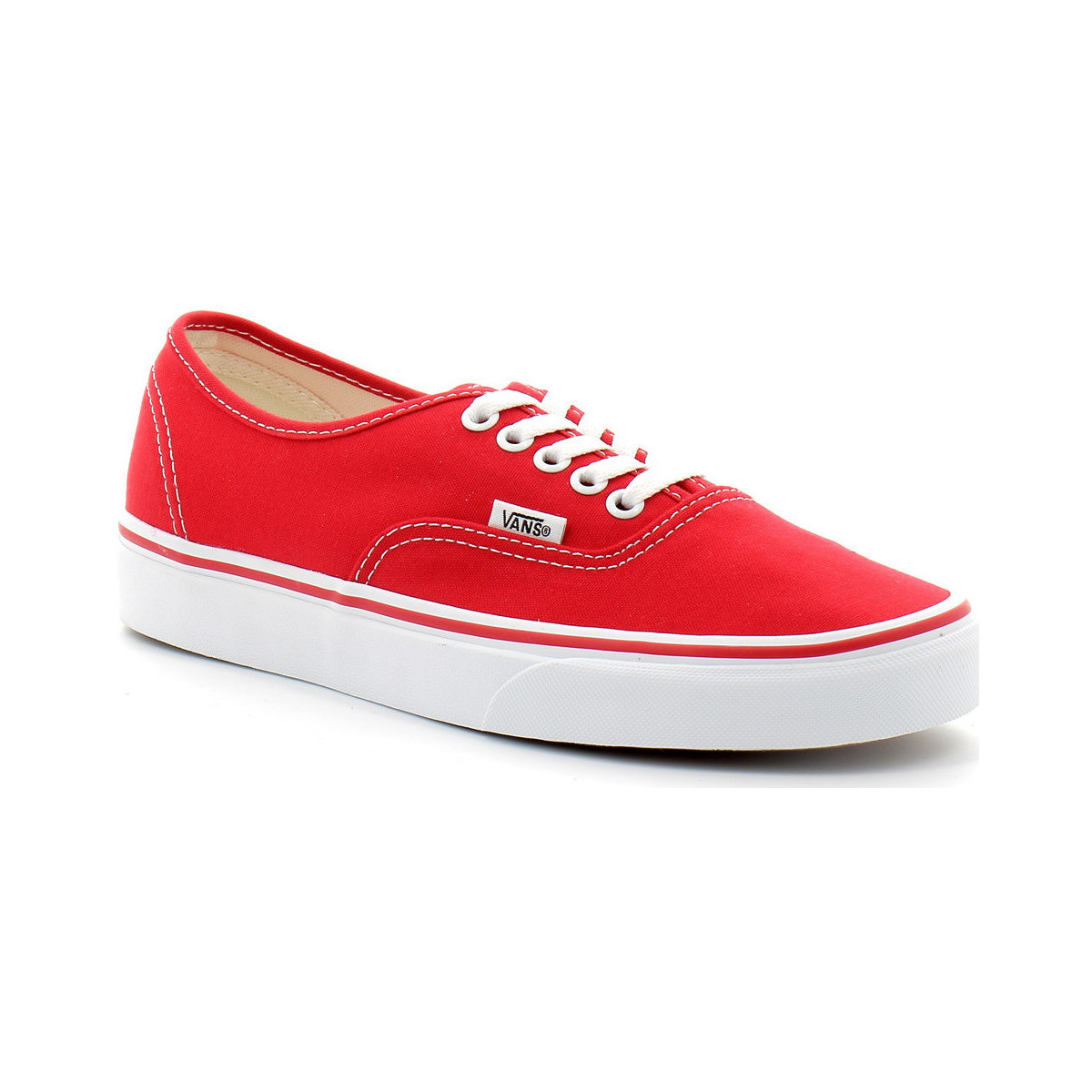 Zapatos Deportivas Moda Vans AUTHENTIC Rojo