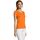 textil Mujer Camisetas manga corta Sols MOON COLORS GIRL Naranja