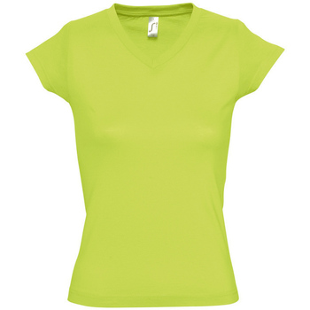 textil Mujer Camisetas manga corta Sols MOON COLORS GIRL Verde