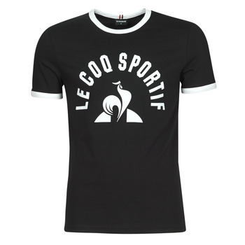 textil Hombre Camisetas manga corta Le Coq Sportif ESS Tee SS N°3 M Negro / Blanco