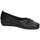 Zapatos Mujer Bailarinas-manoletinas 48 Horas Manoletinas piel 48h Negro