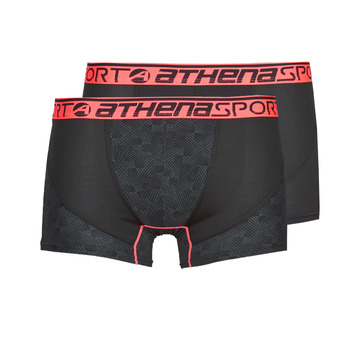 Ropa interior Hombre Boxer Athena RUNNING Negro / Bicolore