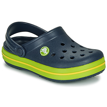 Zapatos Niños Zuecos (Clogs) Crocs CROCBAND CLOG K Marino / Verde